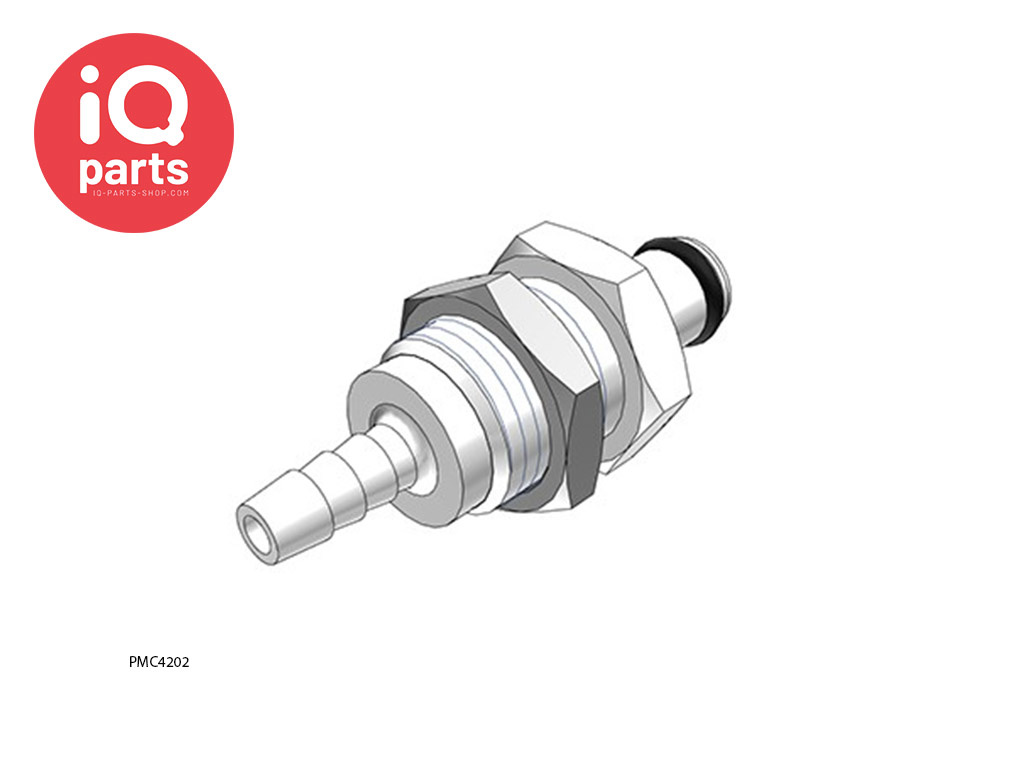 PMC4202 / PMCD4202 | Coupling Insert | Panel Mount | Hose barb 3,2 mm (1/8")