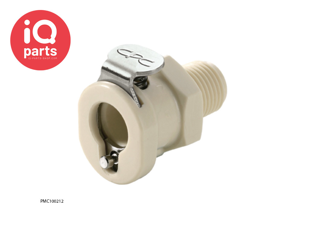CPC PMC100212 / PMCD100212 | In-Line Coupling body | Polypropylene| 1/8" NPT Pipe thread