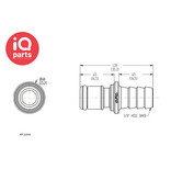 CPC CPC - APC22006 / APCD22006 | Stecker | Acetal | Schlauchanschluss 9,5 mm