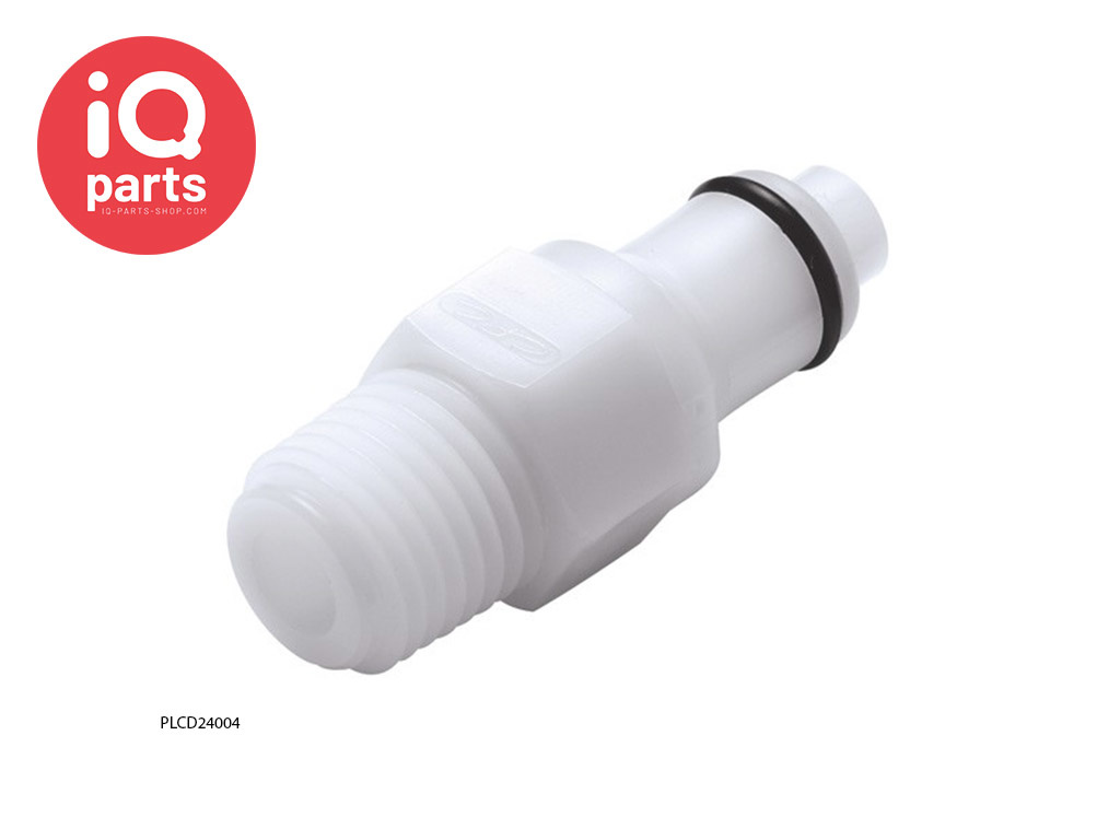 PLC24004 / PLCD24004 | Stecker | Acetal | 1/4" NPT Außengewinde