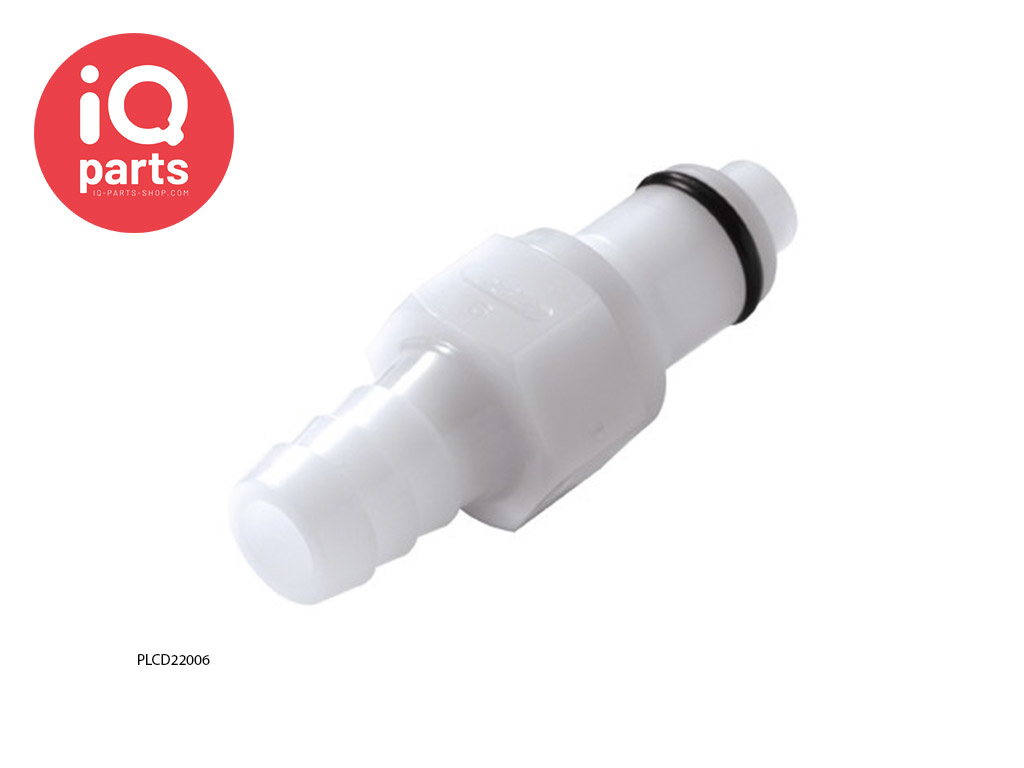 CPC PLC22006 / PLCD22006 | Coupling Insert | Acetal | Hose barb 9,5 mm (3/8")