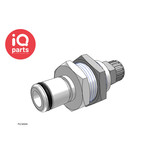 CPC CPC - PLC40004 / PLCD40004 | Coupling Insert | Panel Mount | PTF Nut 6,4 mm (1/4") OD / 4,3 mm (0.17") ID