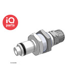 CPC CPC - PLC400M8 / PLCD400M8 | Coupling Insert | Panel Mount | PTF Nut 8,0 mm OD / 6,0 mm ID