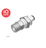 CPC CPC - PLC400M10 / PLCD400M10 | Coupling Insert | Panel Mount | PTF Nut 10,0 mm OD / 8,0 mm ID