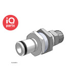 CPC CPC - PLC400M10 / PLCD400M10 | Coupling Insert | Panel Mount | PTF Nut 10,0 mm OD / 8,0 mm ID