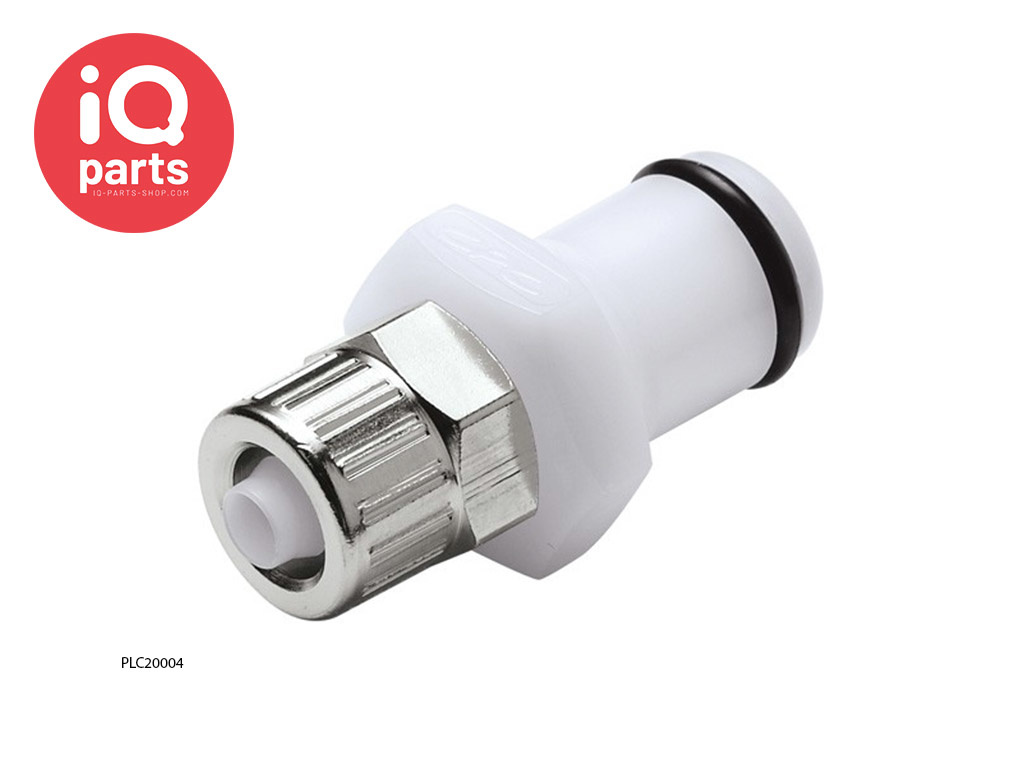 PLC20004 / PLCD20004 | Coupling Insert | Acetal | PTF Nut 6,4 mm (1/4") OD / 4,3 mm (0.17") ID