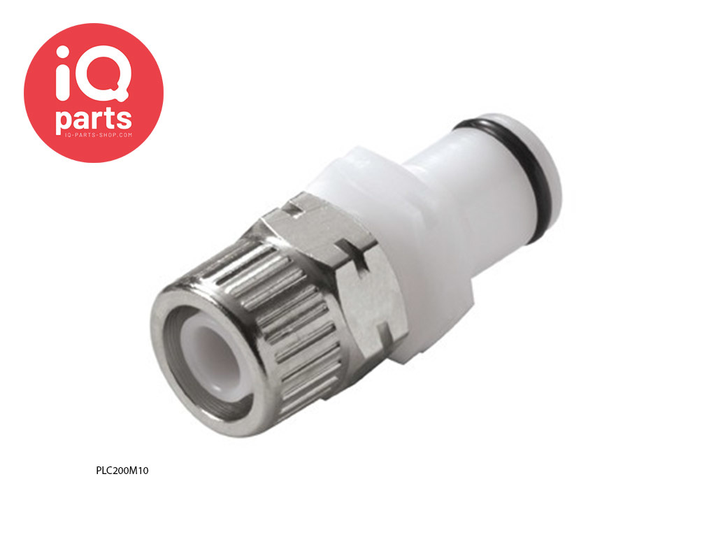 CPC PLC200M10 / PLCD200M10 | Coupling Insert | Acetal | PTF Nut 10,0 mm OD / 8,0 mm ID