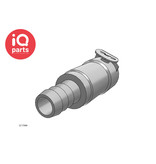 CPC CPC - LC17006 / LCD17006 | Coupling Body | Chrome-plated brass | Hose barb 9,5 mm (3/8")