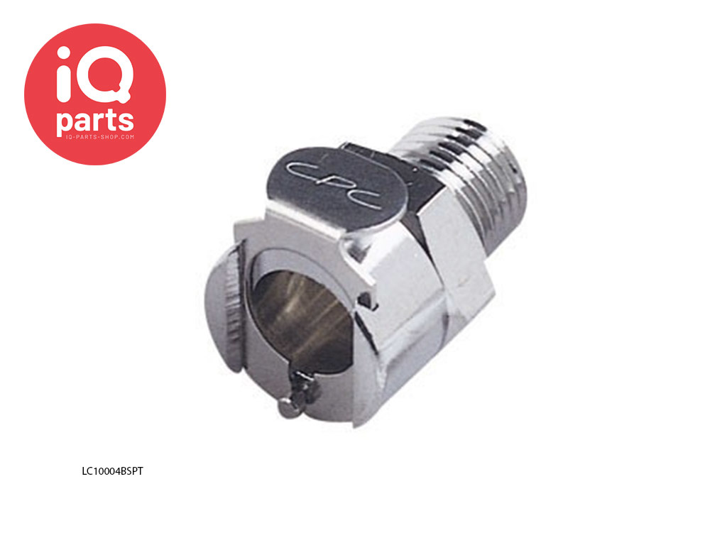 CPC LC10004BSPT / LCD10004BSPT | Coupling Body | Chrome-plated brass | 1/4" BSPT Pipe Thread