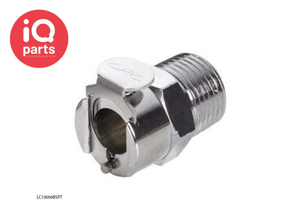 CPC LC10006BSPT / LCD10006BSPT | Coupling Body | Chrome-plated brass | 3/8" BSPT Pipe Thread