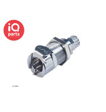 CPC CPC - LC12004 / LCD12004 | Coupling Body | Panel mount | PTF Nut 6,4 mm (1/4") OD / 4,3 mm (0.17") ID