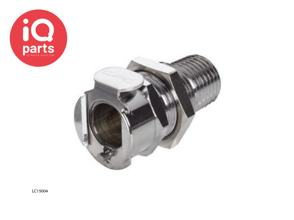 LC15004 / LCD15004 | Coupling Body | Panel mount | 1/4" NPT Pipe thread