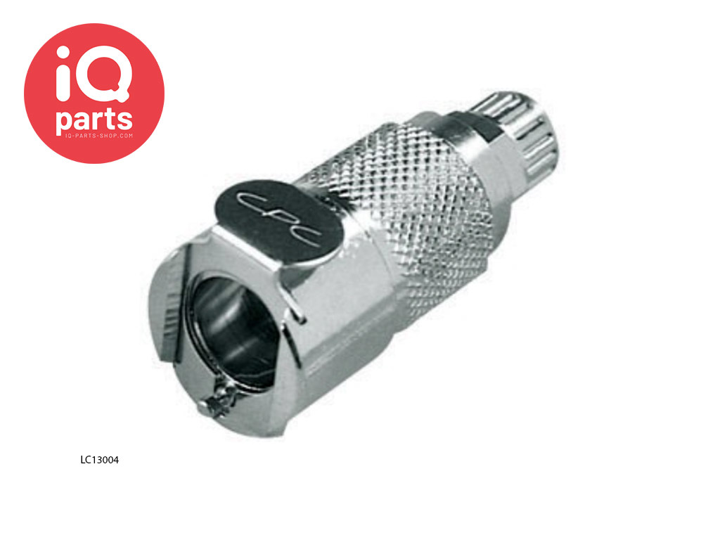 CPC LC13004 / LCD13004 | Coupling Body | Chrome-plated brass | PTF Nut 6,4 mm (1/4") OD / 4,3 mm (0.17") ID