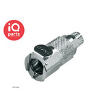 CPC CPC - LC13004 / LCD13004 | Coupling Body | Chrome-plated brass | PTF Nut 6,4 mm (1/4") OD / 4,3 mm (0.17") ID