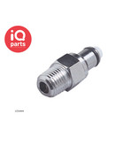 CPC CPC - LC24004 / LCD24004 | Insteeknippel | Verchroomd messing | 1/4" NPT buitendraad