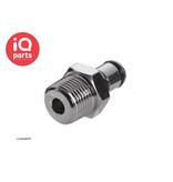 CPC CPC - LC24006BSPT / LCD24006BSPT | Coupling Insert | Chrome-plated brass | 3/8" BSPT Pipe Thread