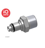 CPC CPC - LC24006BSPT / LCD24006BSPT | Coupling Insert | Chrome-plated brass | 3/8" BSPT Pipe Thread