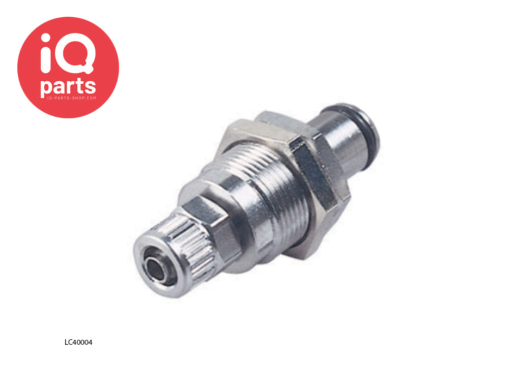 CPC LC40004 / LCD40004 | Stecker | Plattenmontage |  PTF Klemmring 6,4 mm AD / 4,3 mm ID