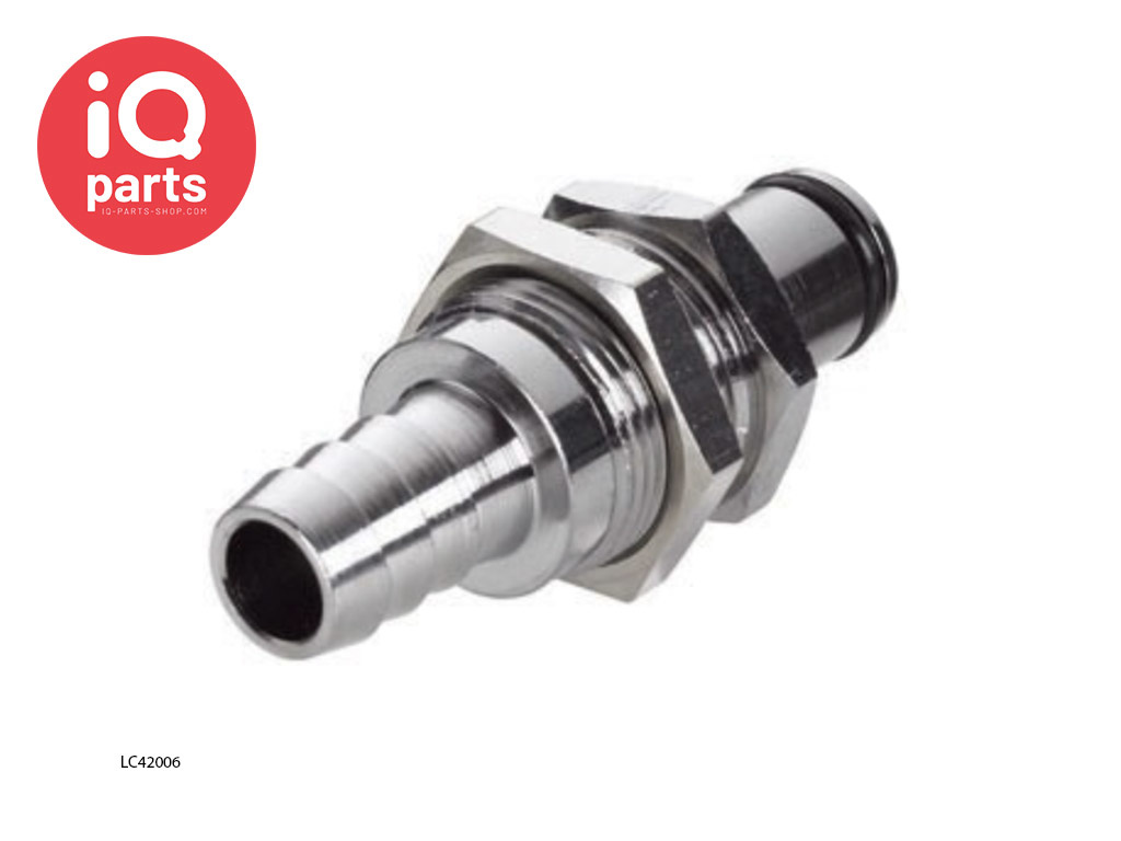 CPC LC42006 / LCD42006 | Coupling Insert | Panel mount | Hose barb 9,5 mm (3/8")