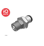 CPC CPC - LC20004 / LCD20004 | Coupling Insert | Chrome-plated brass | PTF Nut 6,4 mm (1/4") OD / 4,3 mm (0.17") ID