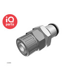 CPC CPC - LC20006 / LCD20006 | Coupling Insert | Chrome-plated brass | PTF Nut 9,5 mm (3/8") OD / 6,4 mm (0.25") ID