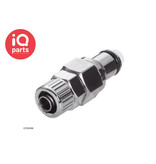 CPC CPC - LC20006 / LCD20006 | Coupling Insert | Chrome-plated brass | PTF Nut 9,5 mm (3/8") OD / 6,4 mm (0.25") ID