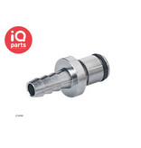 CPC CPC - LC22004 / LCD22004 | Coupling Insert | Chrome-plated brass | Hose barb 6,4 mm (1/4")