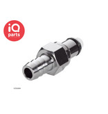 CPC CPC - LC22004 / LCD22004 | Coupling Insert | Chrome-plated brass | Hose barb 6,4 mm (1/4")
