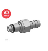 CPC CPC - LC22006 / LCD22006 | Coupling Insert | Chrome-plated brass | Hose barb 9,5 mm (3/8")