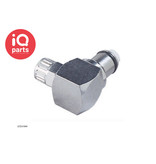 CPC CPC - LC21004 / LCD21004 | Elbow Coupling Insert | Chrome-plated brass | PTF Nut 6,4 mm (1/4") OD / 4,3 mm (0.17") ID