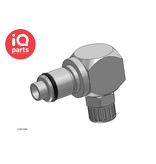 CPC CPC - LC21004 / LCD21004 | Elbow Coupling Insert | Chrome-plated brass | PTF Nut 6,4 mm (1/4") OD / 4,3 mm (0.17") ID