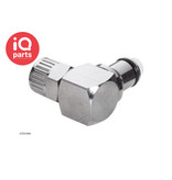 CPC CPC - LC21006 / LCD21006 | Elbow Coupling Insert | Chrome-plated brass | PTF Nut 9,5 mm (3/8") OD / 6,4 mm (0.25") ID