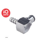 CPC CPC - LC23004 / LCD23004 | Elbow Coupling Insert | Chrome-plated brass | Hose barb 6,4 mm (1/4")