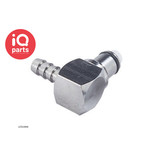 CPC CPC - LC23004 / LCD23004 | Elbow Coupling Insert | Chrome-plated brass | Hose barb 6,4 mm (1/4")