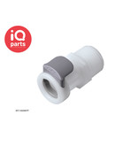 CPC CPC -APC10006BSPT(NSF) / APCD10006BSPT | In-line Coupling Body | Acetal | 3/8" BSPT Pipe Thread