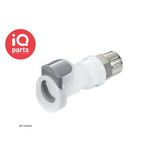 CPC CPC - APC13006SH / APCD13006SH | Coupling Body | Acetal | PTF Nut 9,5 mm (3/8") OD / 6,4 mm (0.25") ID