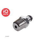 CPC CPC - MC2402BSPT / MCD2402BSPT | Stecker | Messing  verchromt | 1/8" BSPT Außengewinde