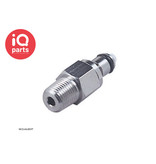 CPC CPC - MC2402BSPT / MCD2402BSPT | Stecker | Messing  verchromt | 1/8" BSPT Außengewinde