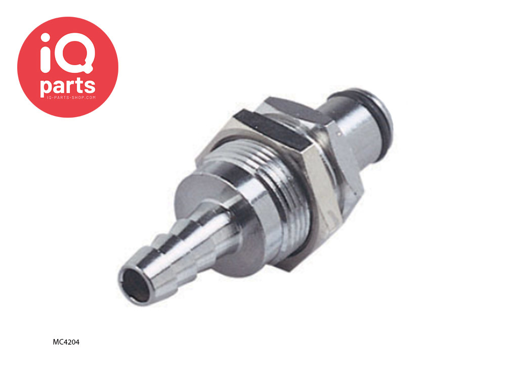CPC MC4204 / MCD4204 | Coupling Insert | Panel mount | Hose barb 6,4 mm (1/4")