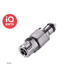 CPC CPC - MC2004 / MCD2004 | Coupling Insert | Chrome-plated brass | PTF Nut 6,4 mm (1/4") OD / 4,3 mm (.17") ID