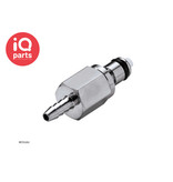 CPC CPC - MC2202 / MCD2202 | Stecker | Messing  verchromt | Schlauchanschluss 3,2 mm