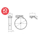 Mikalor Mikalor ASFA-High Torque hose clamp | 16 mm | W4