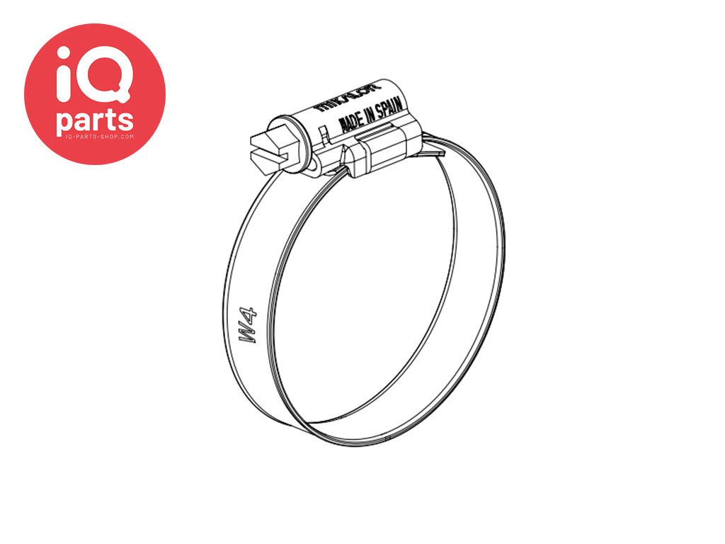 Mikalor ASFA-High Torque hose clamp, 16 mm, W4