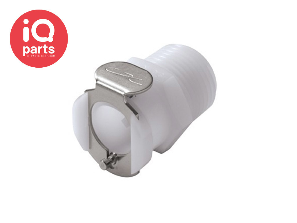 CPC PLCD10006V | Kupplung | Acetal | 3/8" NPT Außengewinde (BMW)