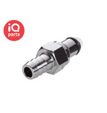CPC CPC - LCD22005V | Coupling Insert | Chrome-plated brass | Hose barb 7,5 - 8 mm