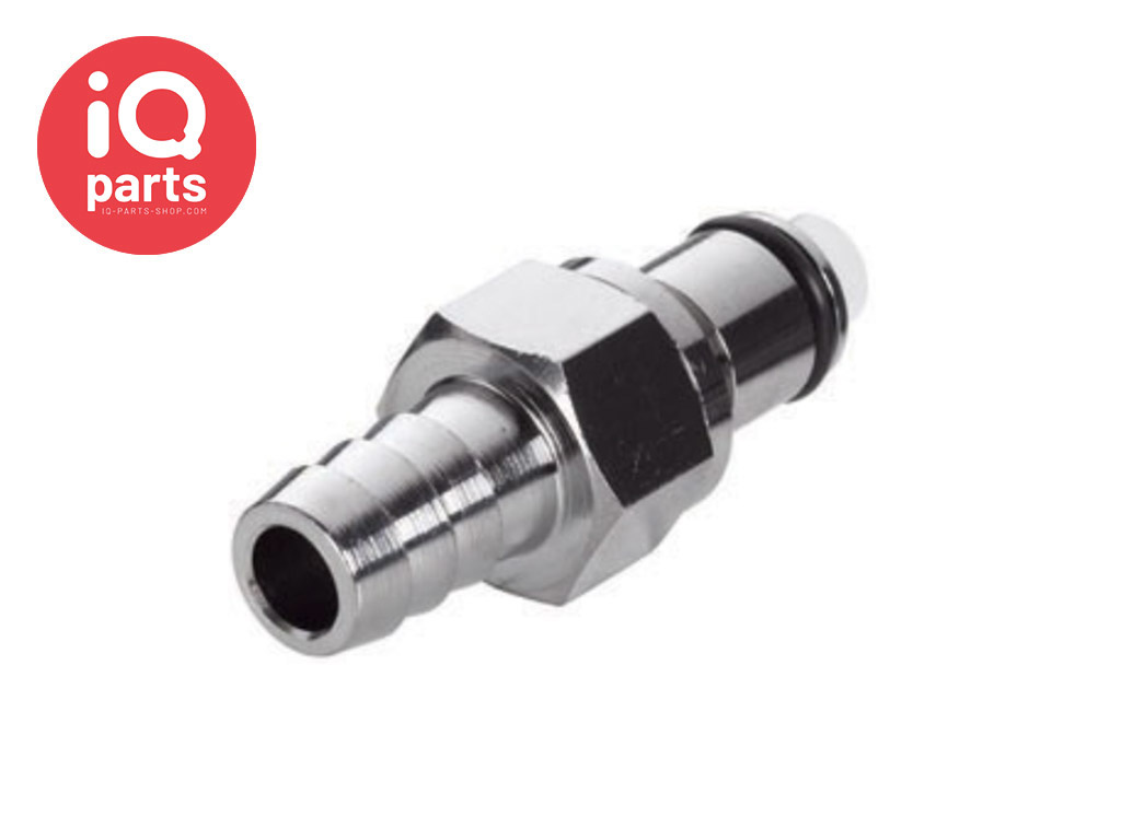 CPC LCD22005V | Coupling Insert | Chrome-plated brass | Hose barb 7,5 - 8 mm