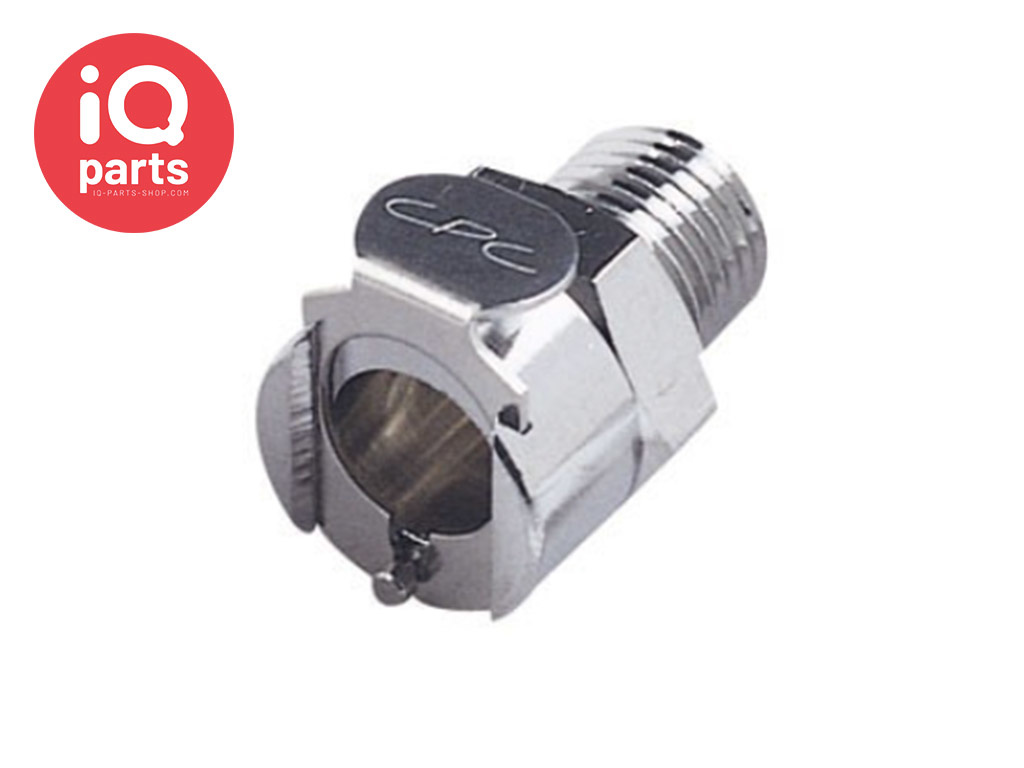 CPC LCD10004V | Kupplung | verchromtem Messing | 1/4" NPT Außengewinde