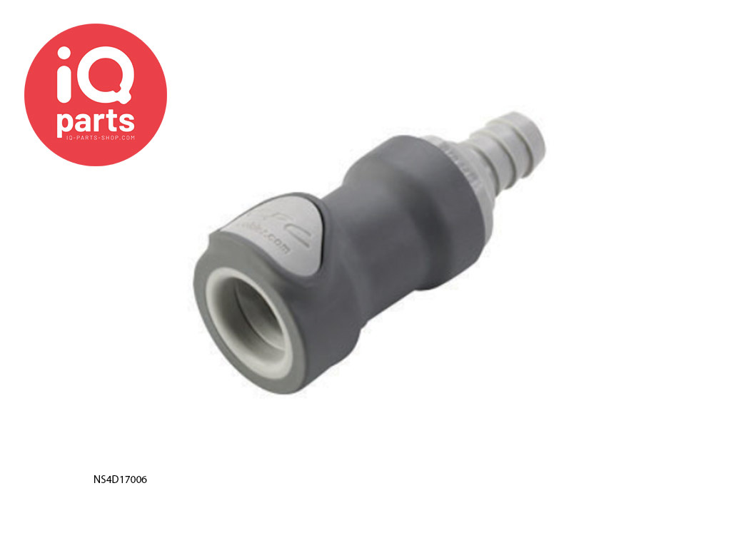 CPC NS4D17006 / NS4D1700606 | NS4 Coupling body | Hose barb 9,5 mm (3/8")