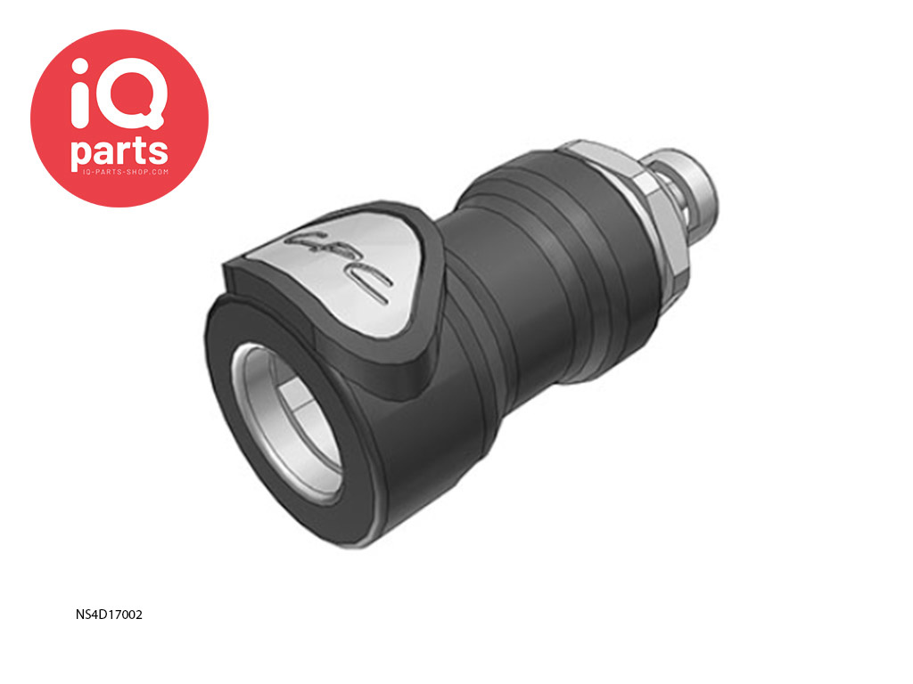 CPC NS4D17002 / NS4D1700206 | NS4 Coupling body | Hose barb 3,2 mm (1/8")