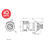 CPC CPC - NS4D17002 / NS4D1700206 | NS4 Kupplung | Schlauchanschluss 3,2 mm